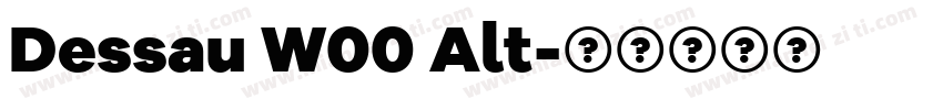 Dessau W00 Alt字体转换